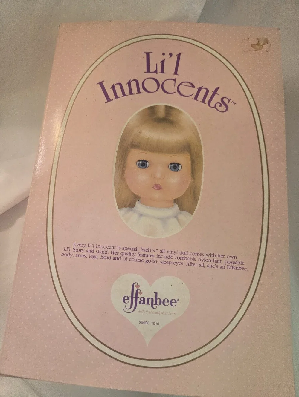 Vintage EFFANBEE Lil Innocents CINDY..new In Box.